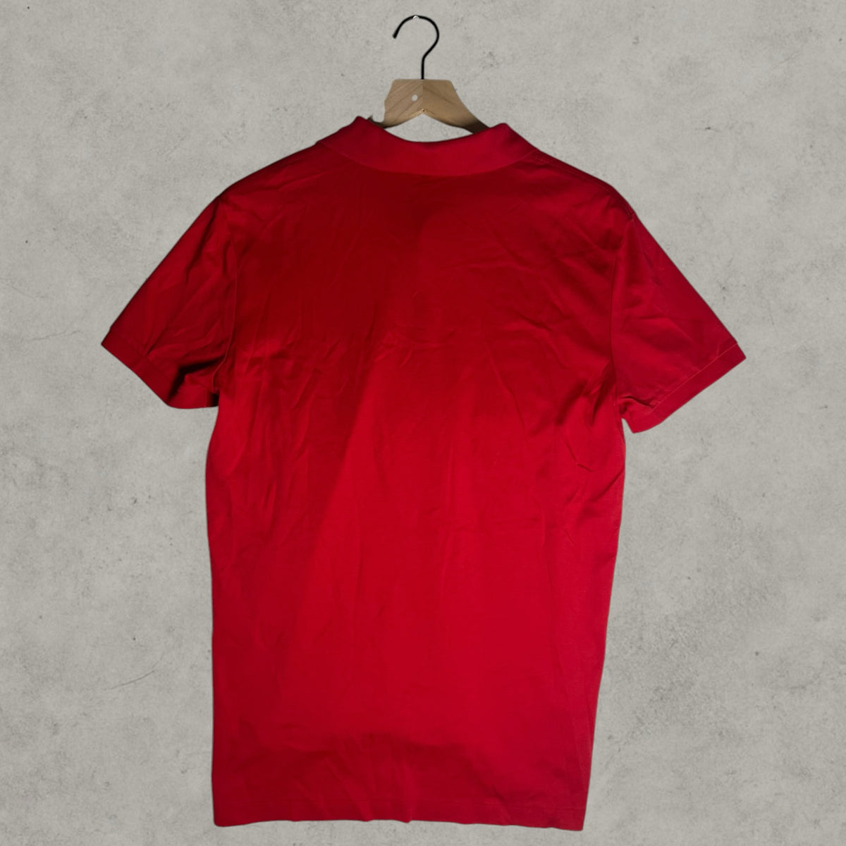 Polo Ralph Lauren Mens Red Pima Soft Touch Short Sleeve Polo Shirt Size M