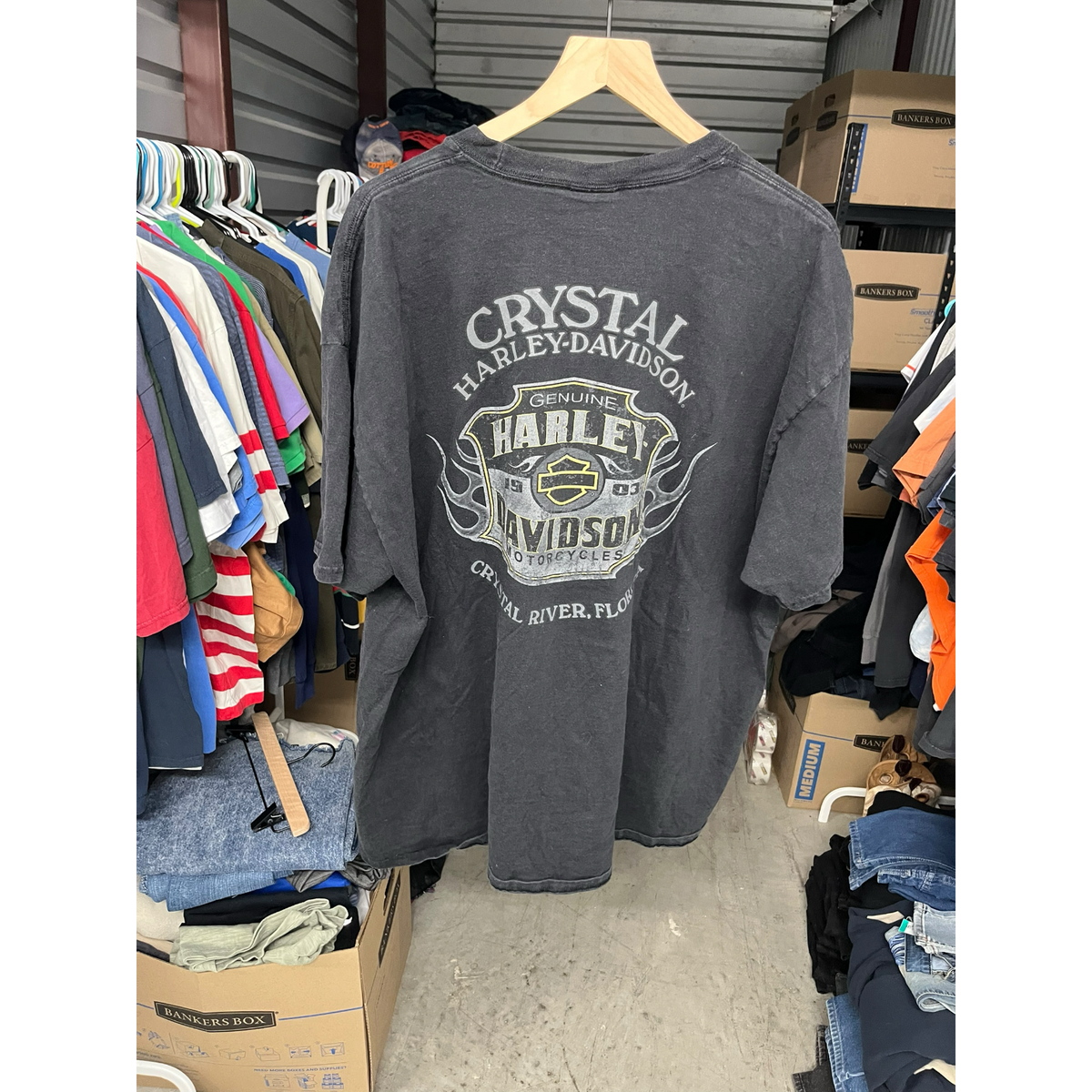 Harley-Davidson Mens Black Skull Graphic T-Shirt The Longer The Road Beard XL