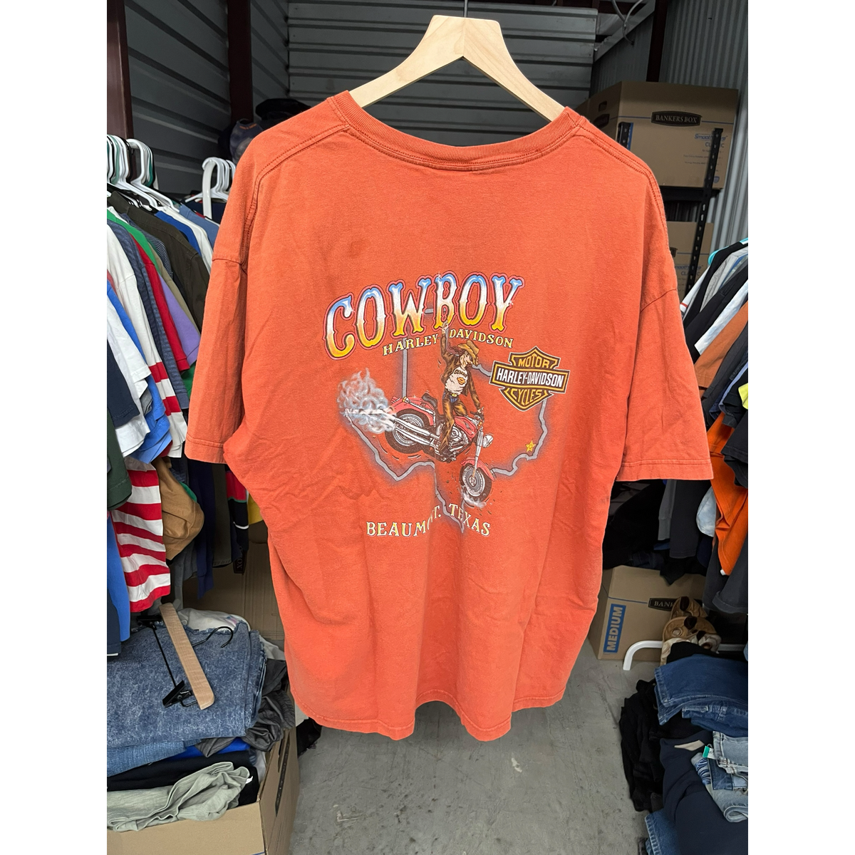 Harley-Davidson Smokin Redding California Graphic T-Shirt Red 2XL
